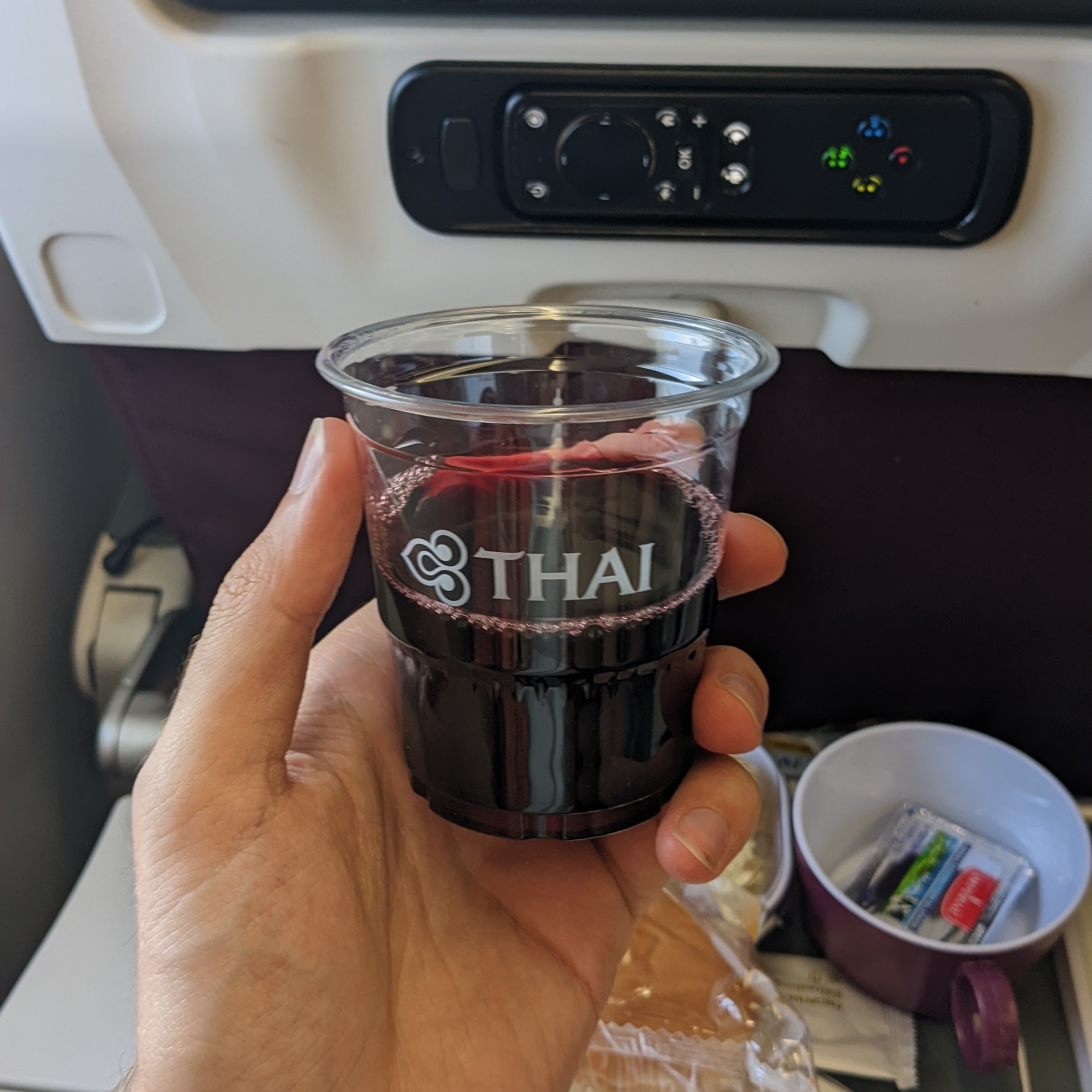 thai airways red wine